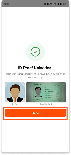Upload ID Proof